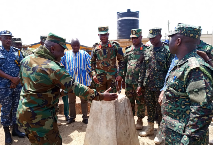 Ghana Boundary Commission inspects boundary demarcation at Paga