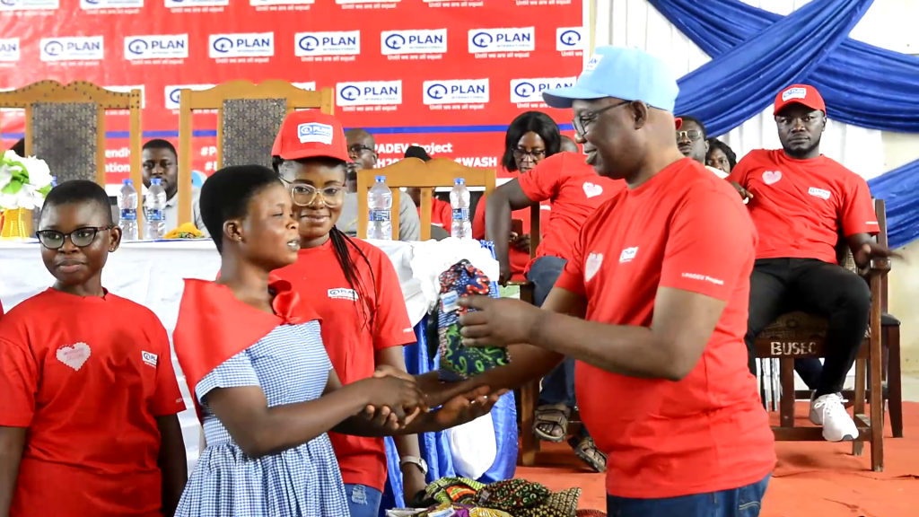 Plan International Ghana inaugurates WASH Facilities & distributes over 500 reusable Sanitary Pads on World Menstrual Hygiene Day