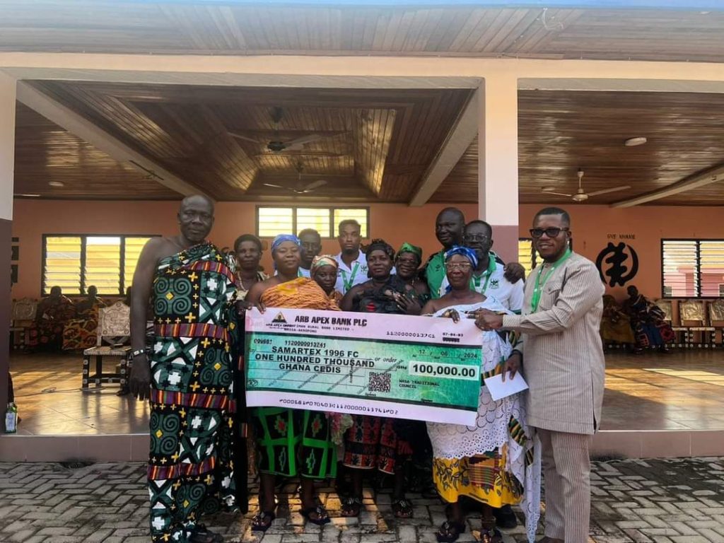 Wassa Amenfi Traditional Council rewards FC Samartex with GH₵100,000 and a cow