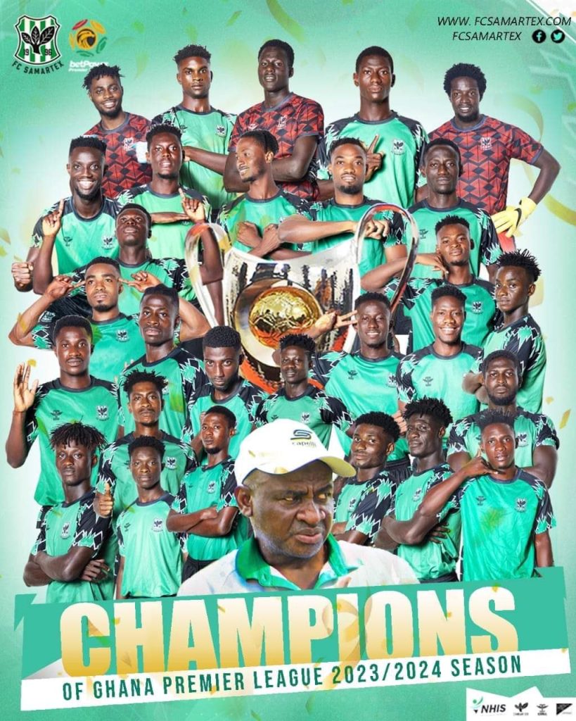 GPL 2023/2024: Samartex crowned Ghana Premier League champions for the first time