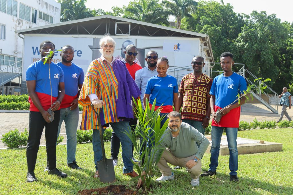 AT Ghana CEO leads tree planting initiative in support of Green Ghana Day Campaign