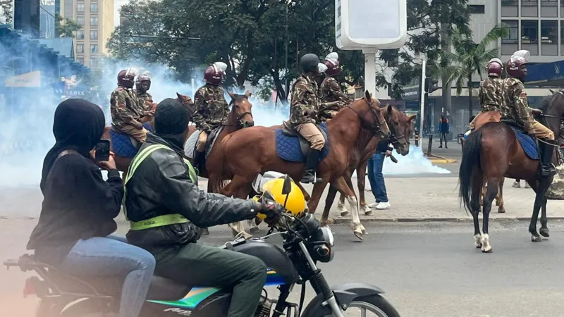 Police battle anti-tax demonstrators as Kenya protests spread