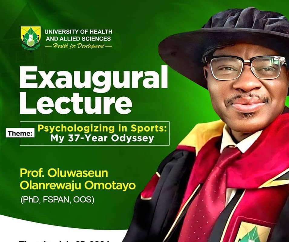 Renowned Sports Psychologist Prof. Omotayo Bows Out After Illustrious Career