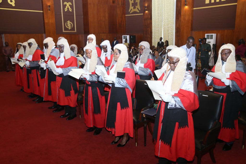 Prez Akufo-Addo swears in Court of Appeal Justices