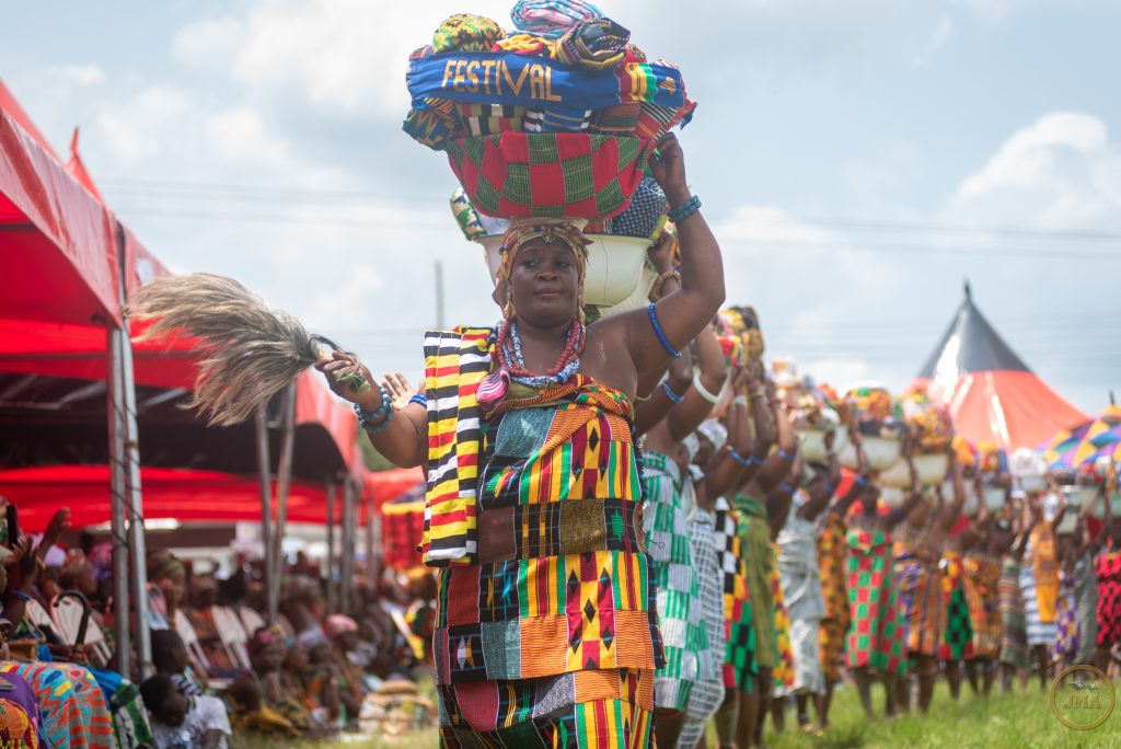 Chiefs and People of Agotime round off Kente Festival rallying support for indigenous industries