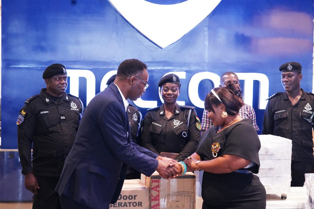 Melcom supports Accra Regional Police, Darkuman District Police Command