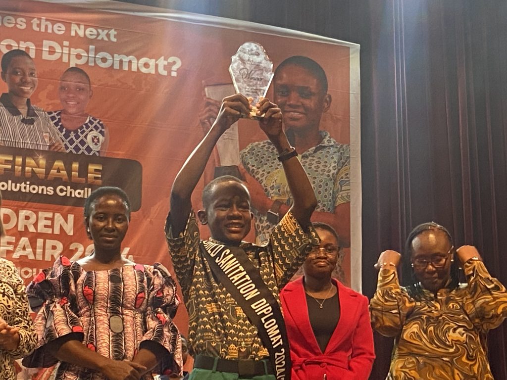 Timtoni Wumbei crowned 2024 Child Sanitation Diplomat