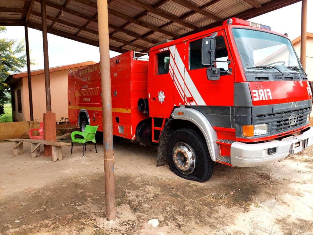 UER: Fire fighters at Nangodi unable to respond to emergency due to faulty fire engine