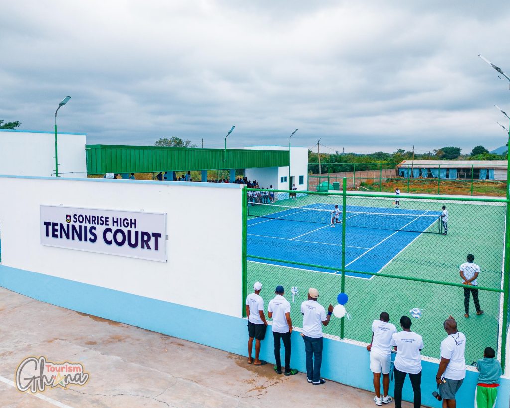 Sonrise Christian Senior High School commissions ultra-modern tennis court