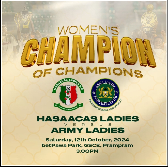 Champions Of Champions: Hasaacas Ladies face Army Ladies at Betpawa Park