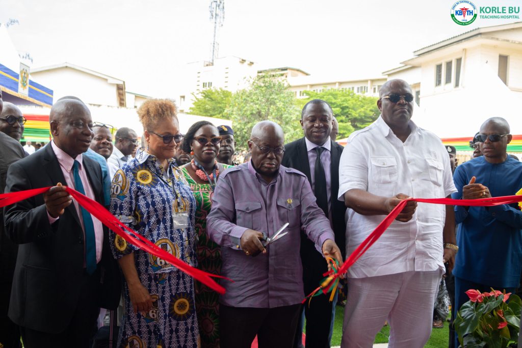 President Akufo-Addo commissions Urology and Nephrology Center at Korle Bu