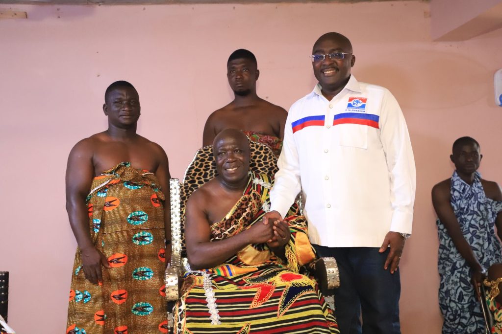 "Your good works are campaigning for you", Krontihene of Sefwi Wiawso Traditional Council, Nana Ofori Ahenkan II