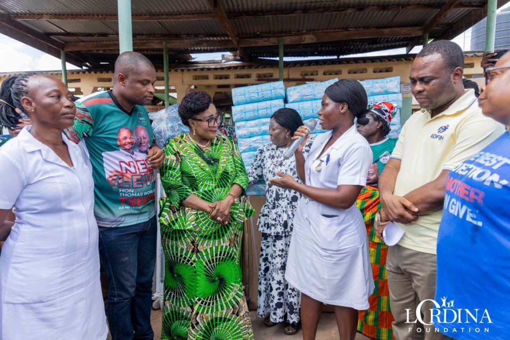 Lordina Mahama boosts Hohoe NDC PC’s campaign