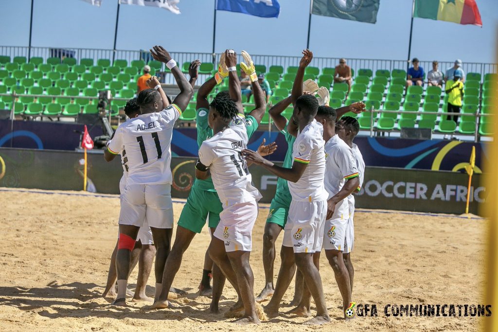 Beach Soccer AFCON: Black Sharks dominate Tanzania with resounding 10-3 victory in final group stage game