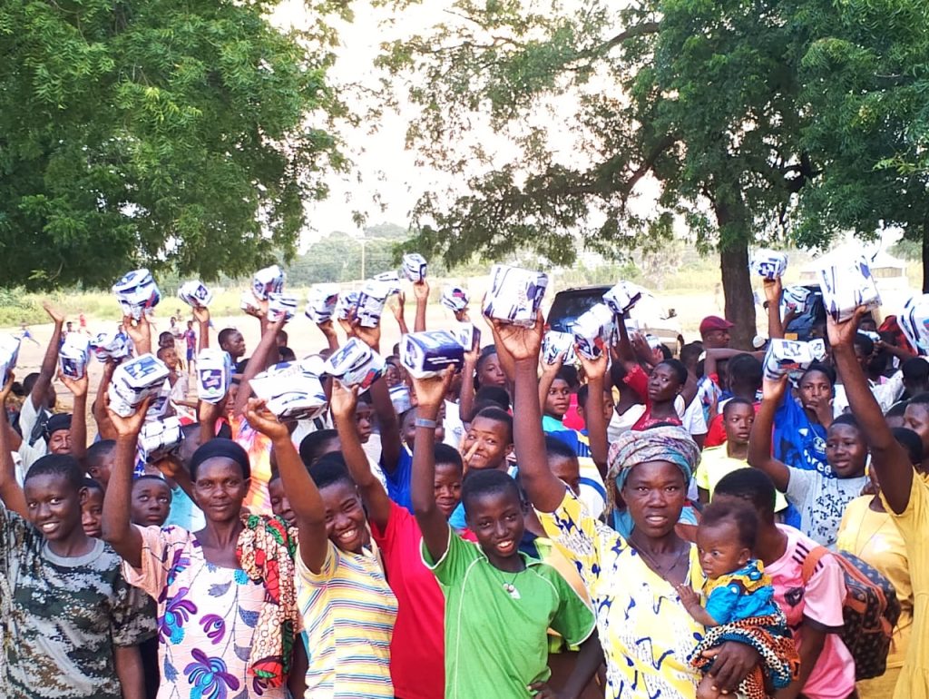 UER: Cida Ferreira puts smiles on adolescent school girls at Nangodi JHS