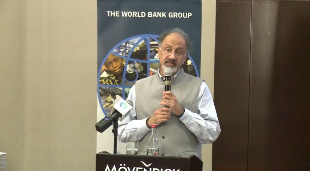 Senior Vice President and Chief Economist at the World Bank, Indermit Gill,