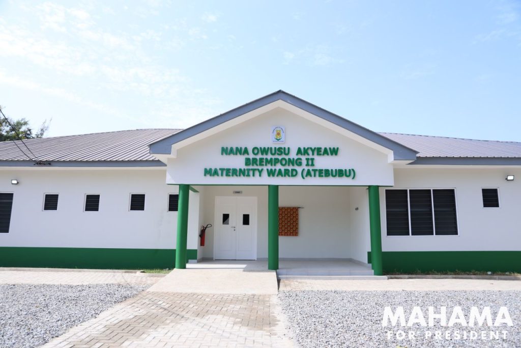 John Mahama builds maternity facility for Atebubu