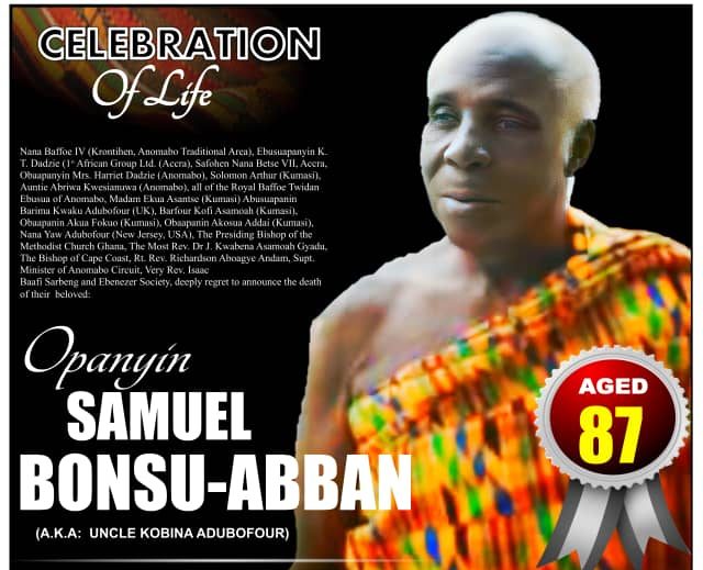 Tribute to Panyin Sam Bonsu-Abban, Retired Former Editor of GBC