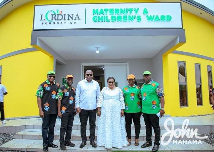 Nkoranza North: Lordina Foundation commissions new maternity and children's ward in Bodom