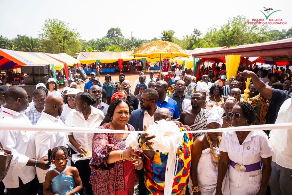 First Lady hands over new CHPS compound to Gboloo Kofi Community