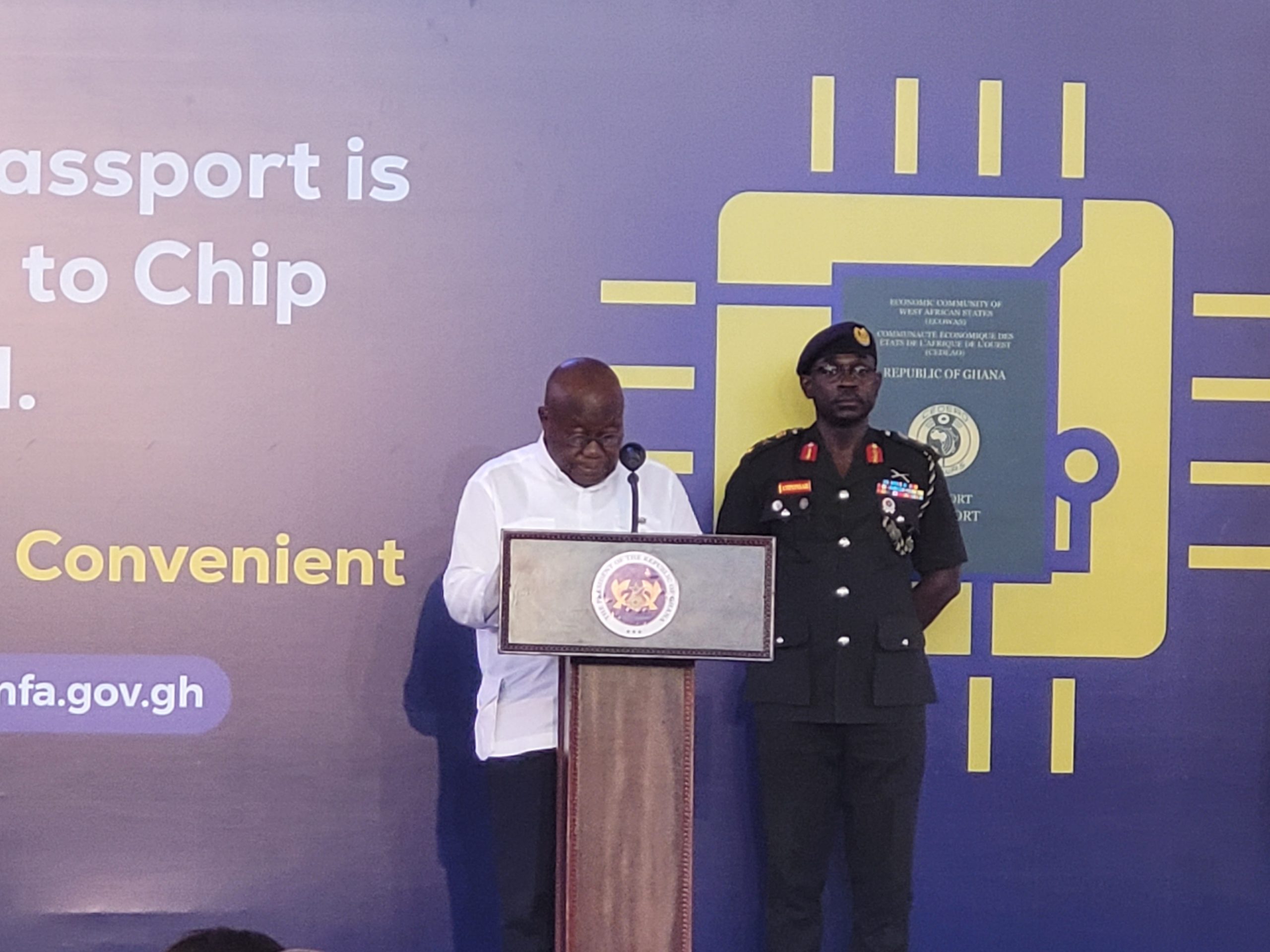 President Akufo-Addo launches chip-embedded Ghana passport