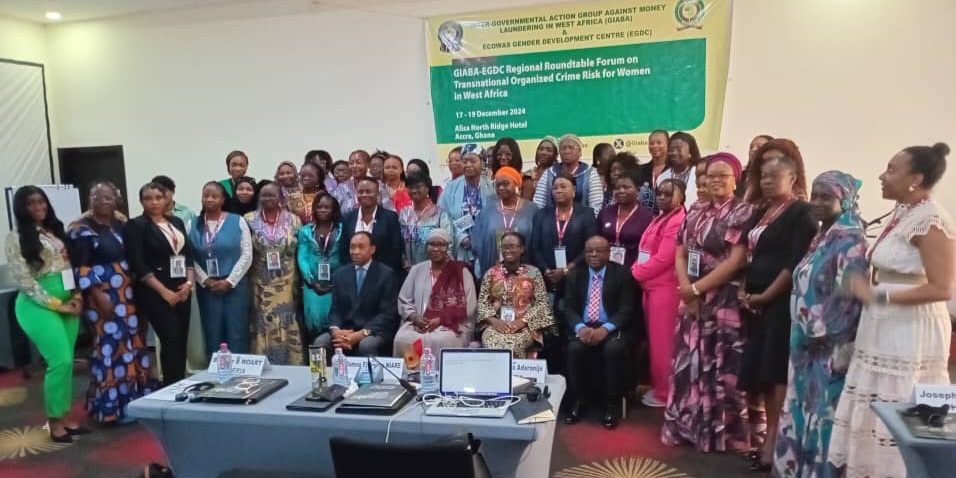 Women in ECOWAS deliberate on impact of Transnational Organized Crimes on women at GIABA forum