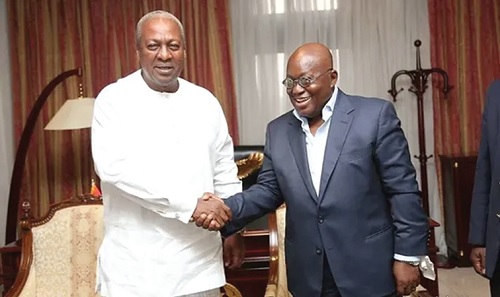 Akufo-Addo invites President-Elect Mahama to Jubilee House to commence transition process