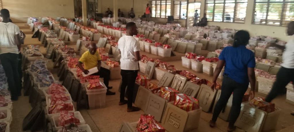 Ketu South: Distribution of electoral materials underway