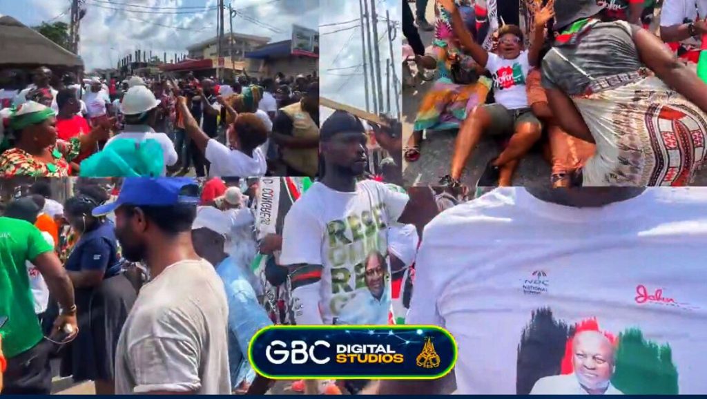 Jubilation at NDC Headquarters as Bawumia concedes defeat