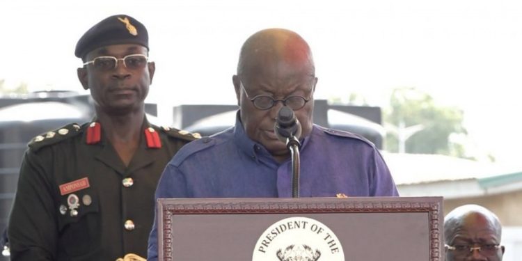 President Akufo-Addo's bodyguard collapses during final State of the Nation Address