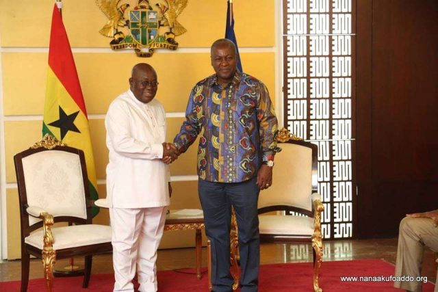 Akufo-Addo to give Mahama tour of Jubilee House ahead of inauguration