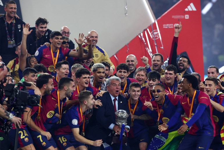 FC Barcelona trashed Real Madrid 5-2 to clinch 15th Spanish super cup title