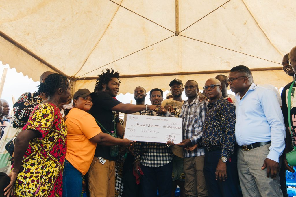 Or Foundation donates GHS 1m to rebuild Kantamanto market after fire disaster